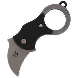 FOX Mini-KA Folding Knife FRN Black, Bead Blasted (FX-535)