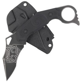 FOX Moa Karambit Black G10, Black Idroglider N690Co by Jared Wihongi knife (FX-651)