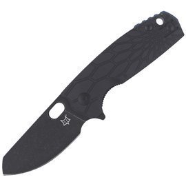Fox Baby Core FRN Black Knife, Black Stonewashed N690by Jesper Voxnaes (FX-608 B)