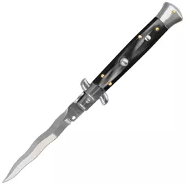 Frank Beltrame Kris Black 23cm switchblade knife (FB 23/81K)