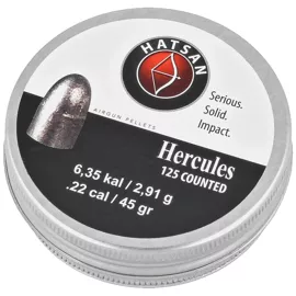 Hatsan Hercules .25/6.35mm AirGun Pellets, 125 psc 2.91g/45.0gr