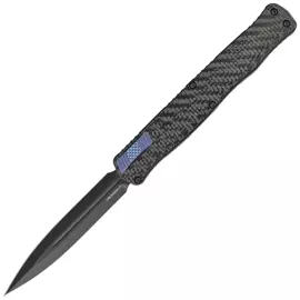 Heretic Knife Cleric II DE Black Aluminium / Carbon Fiber, Black DLC MagnaCut by Tony Marfione Jr.