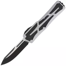Heretic Knife Colossus SE Gray Aluminum, Cerakote Two-Tone Black MagnaCut by Tony Marfione Jr.