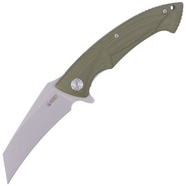 Kubey Knife Anteater, OD Green G10, Sandblast D2 (KU212B)