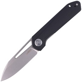 Kubey Knife Royal, Black G10, Bead Blasted D2 (KU321A)