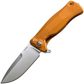 LionSteel Knife SR11A Orange Aluminium, Satin Sleipner by Molletta (SR11A OS)