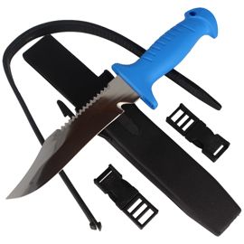 MAC Coltellerie Squalo 17 Blue Diving Knife 170mm (MC SQL17.B)