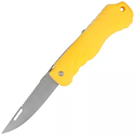 MAC P01 Yellow PP Floating Knife, Satin W 1.4028 (MC P01.Y)