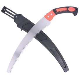 Martinez Albainox Black-Orange ABS-Rubber Hand Saw, Satin Finish (32494)