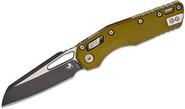 Microtech MSI S/E Fluted OD Green Aluminium, Black M390MK by Tony Marfione (210-1FLOD)