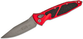 Microtech Socom Elite Auto S/E Knife Red Aluminum/3M, Apocalyptic M390MK by Tony Marfione (160A-10APRD)