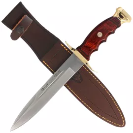 Muela BW-19 Pakka Wood Knife, Satin X50CrMoV15