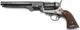 Pietta Revolver 1851 Colt Navy Yank Steel London DeLuxe .44 (YAL44ST/DL/LC)