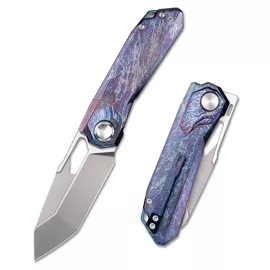 Remette Peregrine Falcon Lightning Storm Titanium, Hand Grinding Pearlescent M390 (RTT1-T)