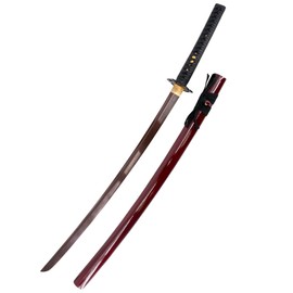 Samurai sword katana Amont Decor Habitat Red Damascus (S2252RD)