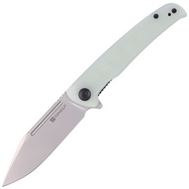Sencut Knife Brazoria Natural G10, Silver Bead Blasted D2 (SA12B)