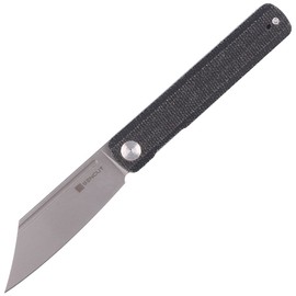 Sencut Knife Bronte Black Micarta, Gray Stonewashed 9Cr18MoV (SA08A)