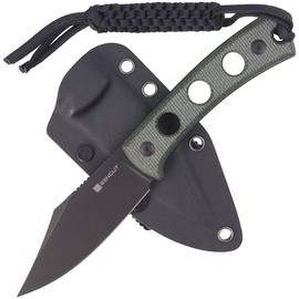 Sencut Knife Waxahachie Green Micarta, Black Stonewashed 9Cr18MoV (SA11C)