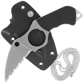 Spyderco Swick 5 Large Knife Black G10, Satin Spyderedge LC200N by Sal Glesser (FB14S5)