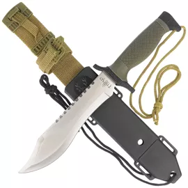 Third Decor Habitat Green ABS, Satin 420 Knife (H0502B)