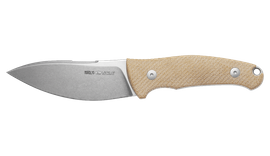 Viper Nordlys Natural Micarta Canvas, Stonewashed N690 by Jens Ansø Knife (VT4044CN)