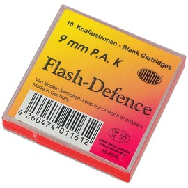 WADIE Flash-Defence 9mm P pistol bang ammunition.A. 10pcs (845001)