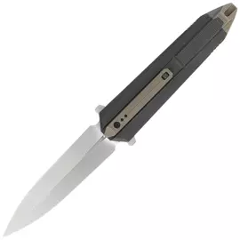 WE Knife Diatomic Black / Bronze Titanium, Polished Bead Blasted CPM 20CV (WE22032-3)