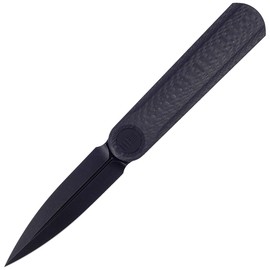WE Knife Eidolon Dagger Twill Carbon Fiber, Black Stonewashed by Justin Lundquist (WE19074B-C)