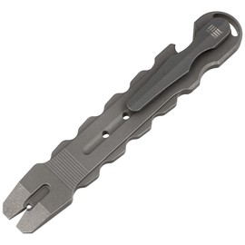WE Knife Gesila Titanium Prybar MultiTool, Gray Stonewash (A-08B)