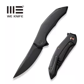 WE Knife Merata LE No 010/205 Black Titanium, Black Stonewashed CPM 20CV by Anton Tkachenko (WE22008A-1)