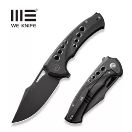 We Knife Swiftfin Black Titanium, Black Stonewashed CPM 20CV (WE23051-1)