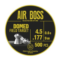 Apolo Air Boss Domed Field Target  AirGun Pellets .177/4.51 mm, 500 pcs 0.60g/9.0gr (30202-1)