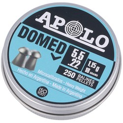 Apolo Domed AirGun Pellets .22/5.51 mm, 250 pcs, 1.15g/18.0gr (19911-1)