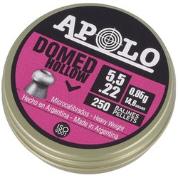 Apolo Domed Hollow AirGun Pellets .22/5.5 mm, 250 pcs 0.95g/14.6gr (19702)