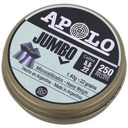 Apolo Jumbo AirGun Pellets .22/5.5 mm, 250 pcs 1.40g/22.0gr (19921)