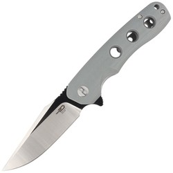 Bestech Arctic Grey G10, Black / Satin D2 knife (BG33C-1)