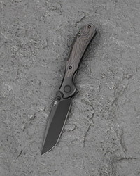 Bestech Constellation Knife Black Titanium/Thin Line G10, Black PVD Magnacut by Munko Knives (BT2501B)