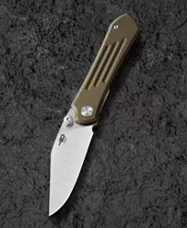 Bestech Icarus Knife Bronze Titanium, Satin M390 by Nick Rogers (BT2302F)