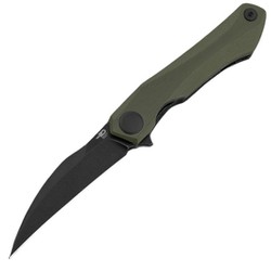 Bestech Ivy OD Green G10, Black Stonewashed 14C28N by Ostap Hel (BG59C)