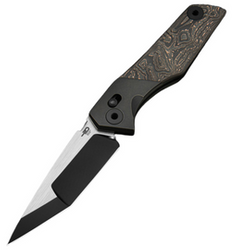 Bestech Knife Cetus Bronze Black Titanium / Carbon Fiber, Black PVD / Satin M390 by Poltergeistworks (BT2304D)