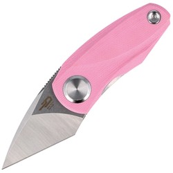 Bestech Knife Tulip Pink G10, Satin / Stonewash 14C28N by Ostap Hel (BG38E)
