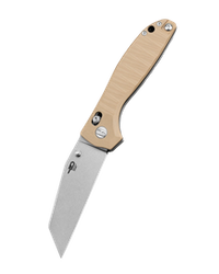 Bestech Liger Knife Beige G10, Stonewashed D2 by Keanu Alfaro (BG61C)