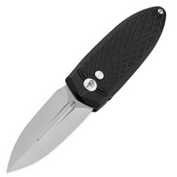 Bestech QUQU Knife Black Aluminum, Satin 14C28N by Gogo (BG57B-1)