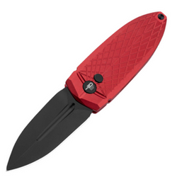 Bestech QUQU Red Aluminum, Black DLC 14C28N by Gogo Knife (BG57B-4)