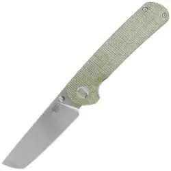 Bestech Sledgehammer Beige Micarta, Satin /  Stonewashed D2 knife (BG31D)