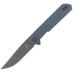 Bestechman Knife Mini Dundee Grey G10, Grey DLC D2 by Ostap Hel (BMK03F)