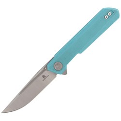 Bestechman Knife Mini Dundee Tiffany Blue G10, Stonewashed / Satin, Stonewashed / Satin D2 by Ostap Hel (BMK03C)