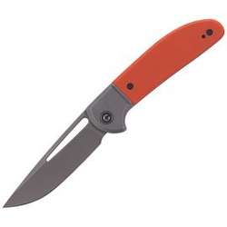 CIVIVI Knife Trailblazer Orange G10, Gray Stonewashed (C2018A)