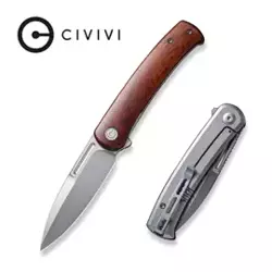 Civivi Knife Cetos Cuibourtia Wood / Stainless Steel, Silver Bead Blasted 14C28N (C21025B-4)