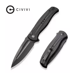 Civivi Knife Incindie Black G10, Black Stonewashed 14C28N (C23053-1)